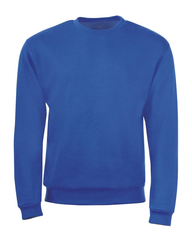 Kids Moda Μπλούζα με Χοντρό Φούτερ Λεμοκοψη Μπλέ Ρουά