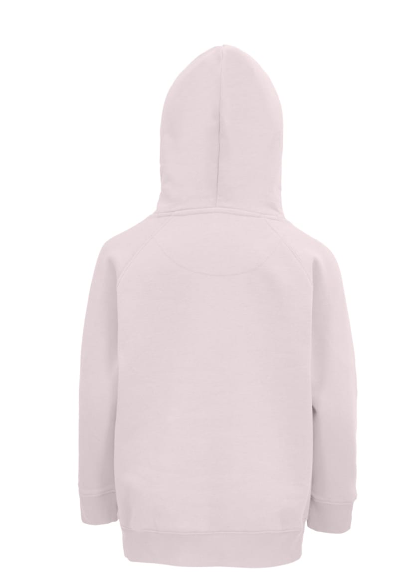 Kids Moda Παιδική Μπλούζα απο Χοντρό Φούτερ με Κουκούλα Μαύρη