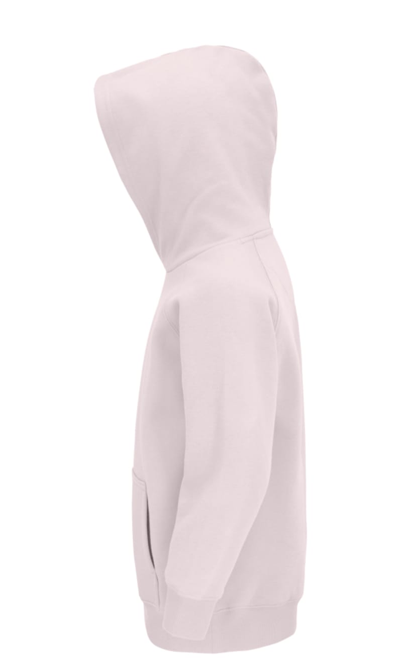 Kids Moda Παιδική Μπλούζα απο Χοντρό Φούτερ με Κουκούλα Μαύρη