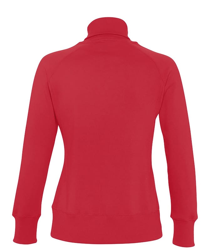 Γυναικεία Ζακέτα Φούτερ με Γιακά Κόκκινη - Image 2