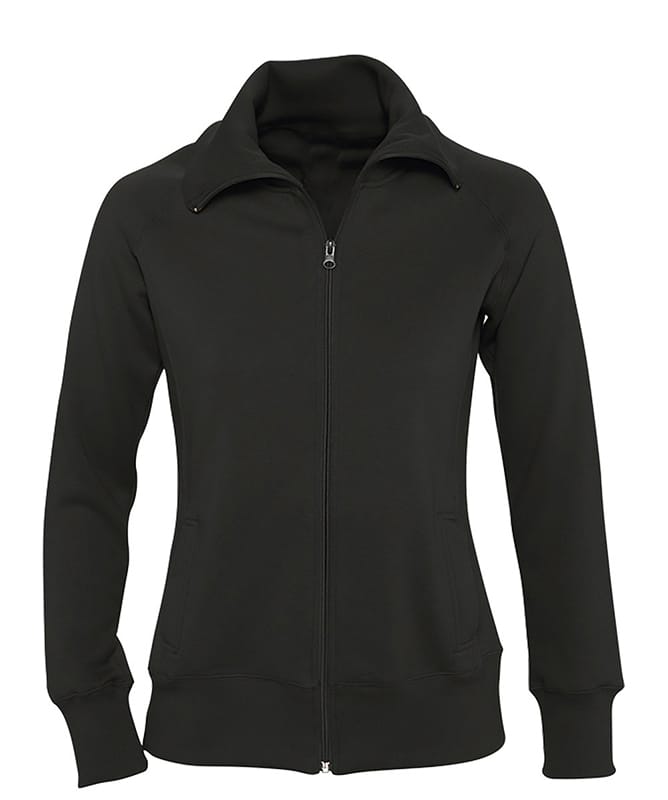 Γυναικεία Ζακέτα Φούτερ με Γιακά Μαύρη