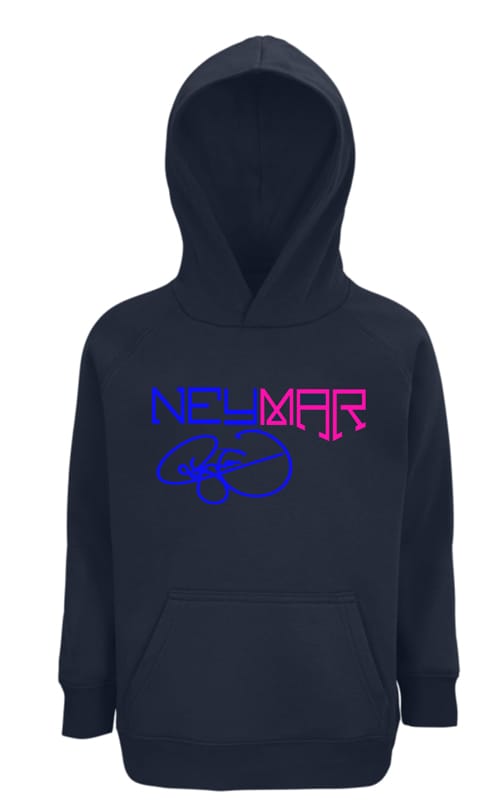 Kids Moda Παιδική Μπλούζα Φούτερ Neymar με Κουκούλα