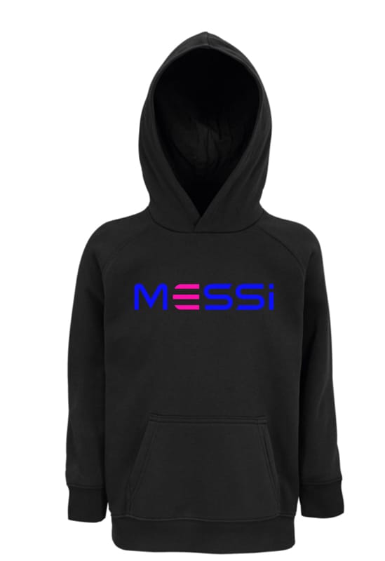Kids Moda Παιδική Μπλούζα Φούτερ Messi με Κουκούλα