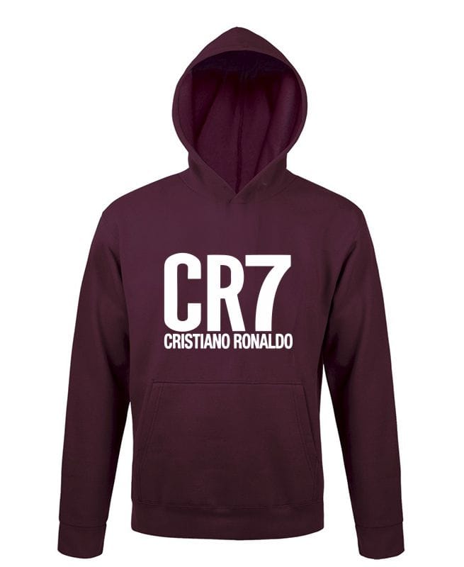 Kids Moda Παιδική Μπλούζα  Ronaldo CR7 από Χοντρό Φούτερ με Κουκούλα