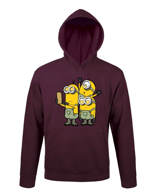 Kids Moda Παιδική Μπλούζα Φούτερ Minions με Κουκούλα