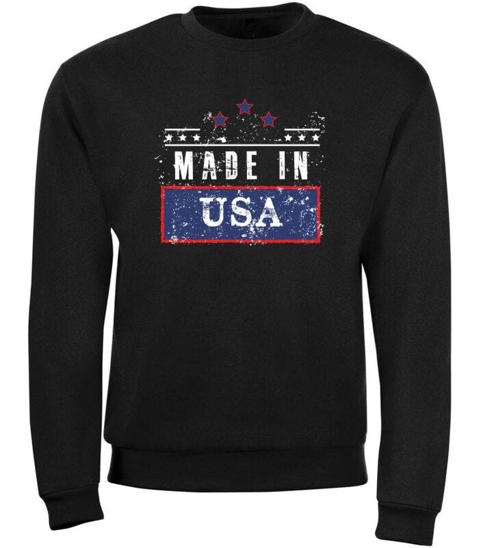 Ανδρική Μπλούζα Φούτερ Made in USA